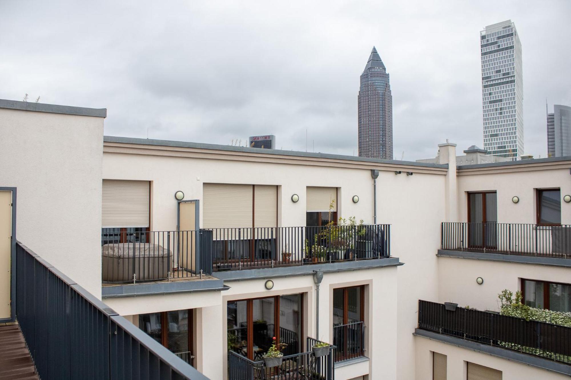 Luxus-Penthouse Im Zentrum Frankfurt am Main Buitenkant foto